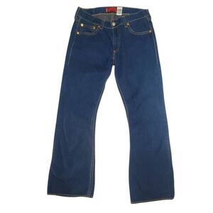Levis Type 1 True Boot Cut Y2K  Dark Wash Jeans 36 X 34